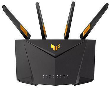 Asus TUF Gaming AX4200 Drahtlos Router Wi-Fi 6 mit 4 Anschlüssen Gigabit Ethernet