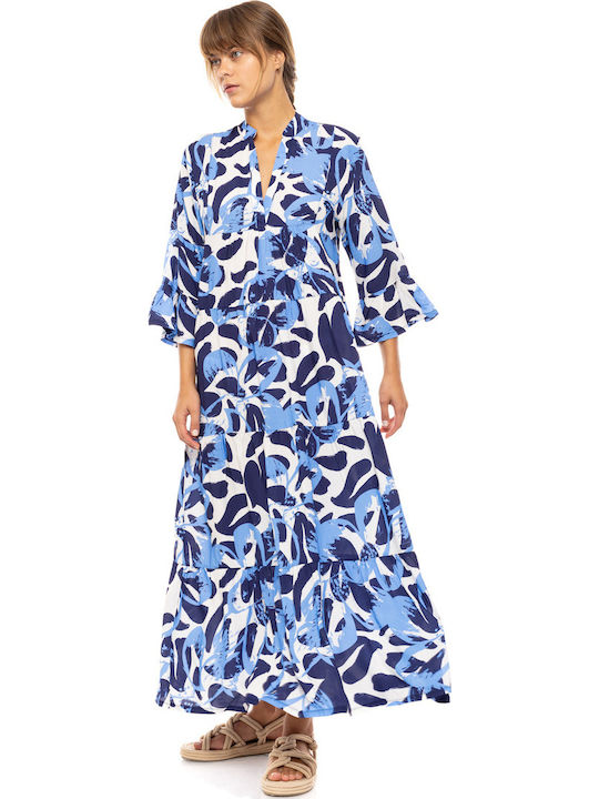 Beachwear Long Abstract Floral Type B572 B572-type Type