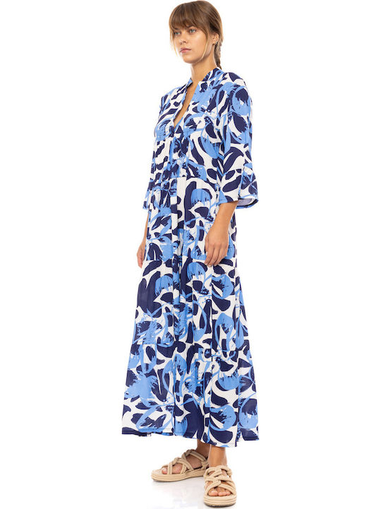 Beachwear Long Abstract Floral Type B572 B572-type Type