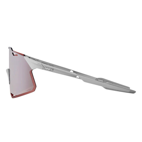 100% Cycling Glasses Hypercraft with Gray Frame & Dark Lenses