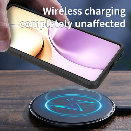 Magic Shield Back Cover Σιλικόνης Μαύρο (Realme 14 Pro)