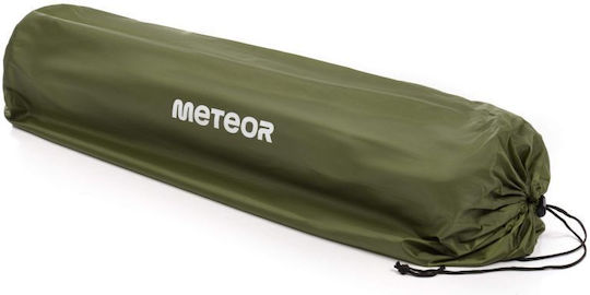 Meteor Самонадуваем Двуместен Къмпинг Матрак 192x132см Дебелина 3см Зелен