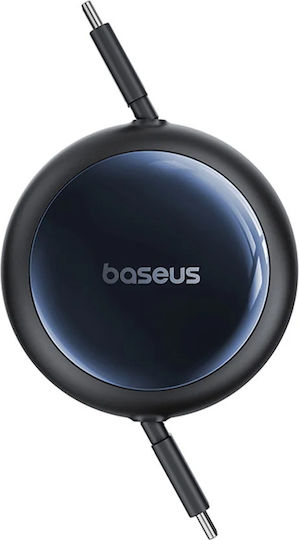 Baseus Charging Extensibil USB 2.0 Cablu USB-C bărbătesc - USB-C 100W Negru 1m (P10370900123-00)