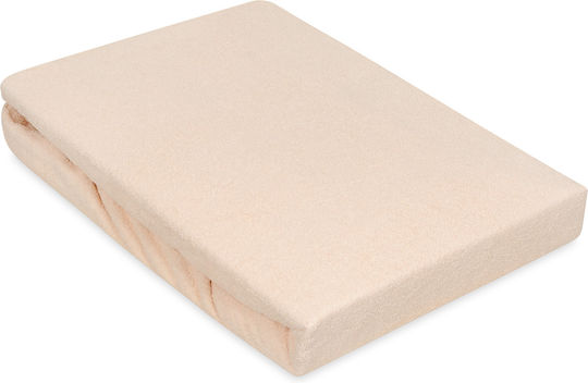 Matex Baby Sheet Crib Cotton Fitted Beige 70x140cm