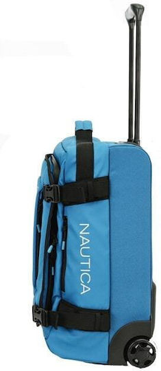 Nautica Σακ Βουαγιάζ 57lt Μπλε με Ρόδες Υφασμάτινο Μ38xΠ25.5xΥ59.5εκ.