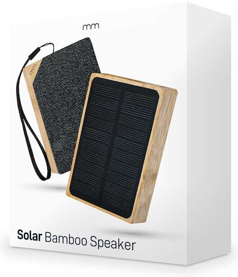 Mikamax Bamboo Bluetooth-Lautsprecher 3W mit Akkulaufzeit bis zu 3 Stunden Beige