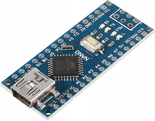 Μονάδα Nano 3.0 Atmega328 Ch340 Συμβατή Arduino