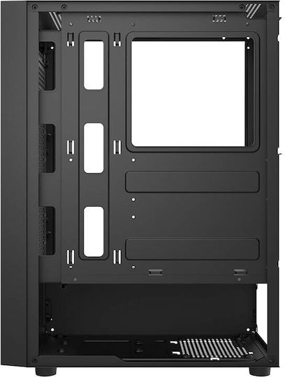 Darkflash A290 Gaming Midi Tower Κουτί Υπολογιστή με Πλαϊνό Παράθυρο Black