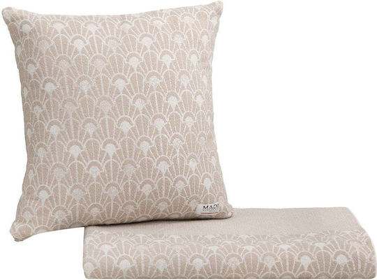 Madi Dominor Dreisitzer-Sofa Wurf 170x300cm Beige