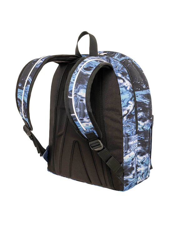 Polo Backpack Double Scarf School Bag Backpack Junior High-High School Black/Blue 27Liters 2025