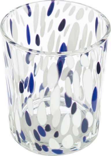 ArteLibre Laterne Glas Blau 10x10x13cm 1Stück