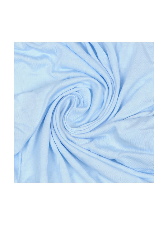 Matex Baby Sheet Crib Flannel Fitted Light Blue 80x160cm