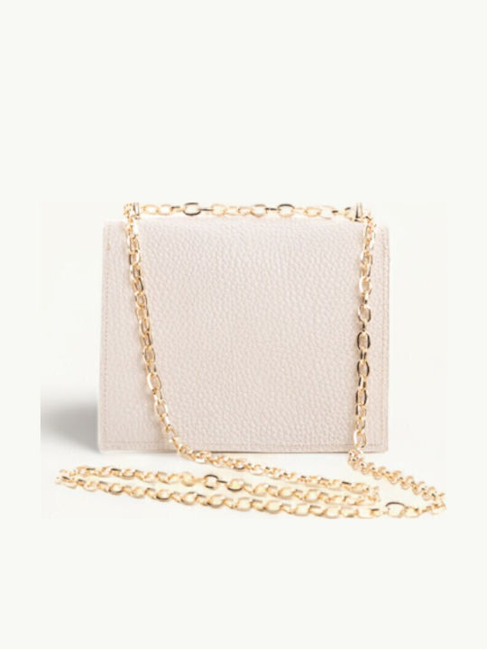 Leather Women's Bag Shoulder Beige
