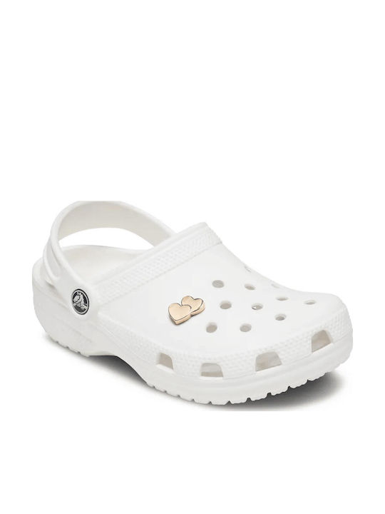 Crocs Jibbitz Charm Double Heart Yellow Crocs Jibbitz Charm Double Heart Yellow
