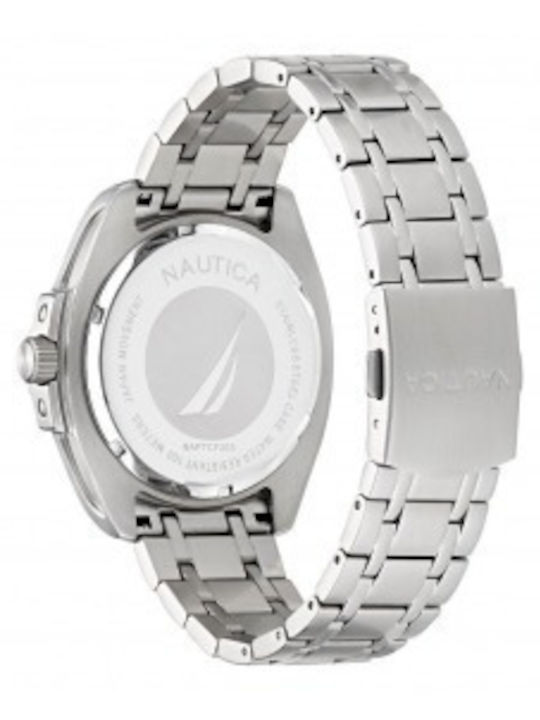 Nautica Tin Can Bay Watch Battery with Metal Bracelet Nautica Tin Can Bay Watch Battery with Metal Bracelet