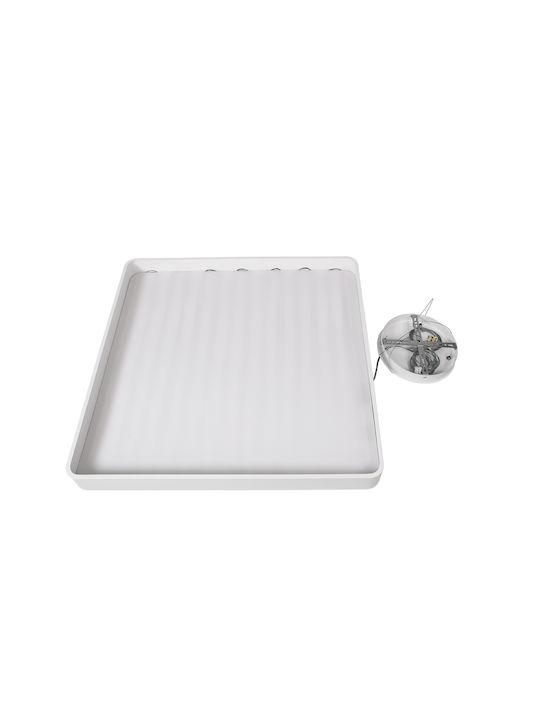 GloboStar Kamala Platz Draußen LED Panel 100W mit Warmes Weiß Licht