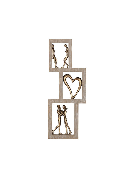 ArteLibre Wall Decor Polyresin 26x2x22cm