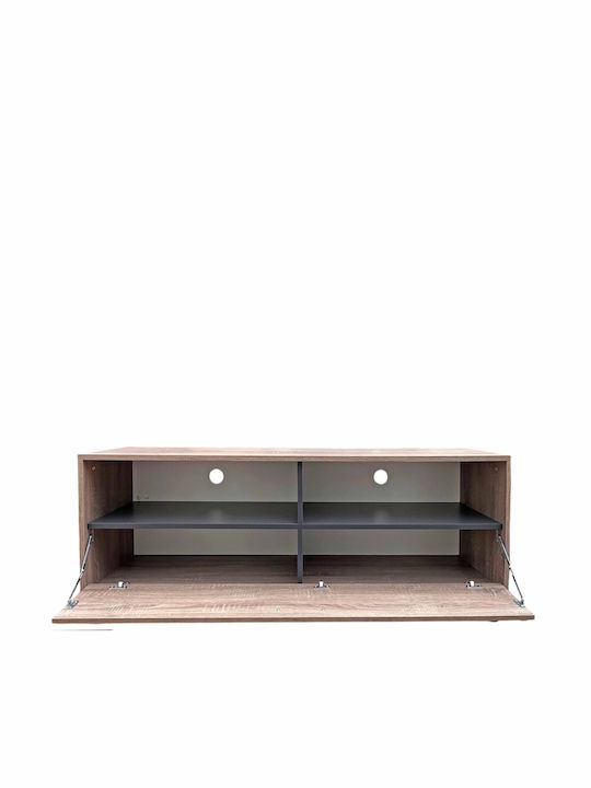 TV Stand Veronica Brown Truffa Anthracite M137.5xD40xH57.5cm