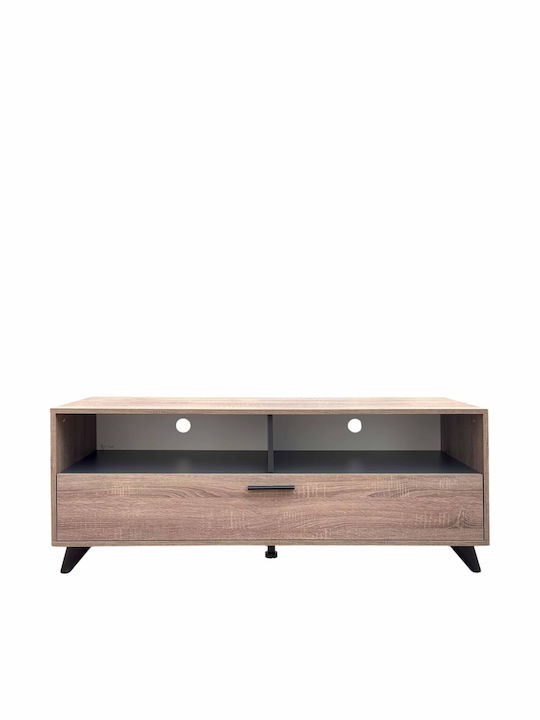 TV Stand Veronica Brown Truffa Anthracite M137.5xD40xH57.5cm