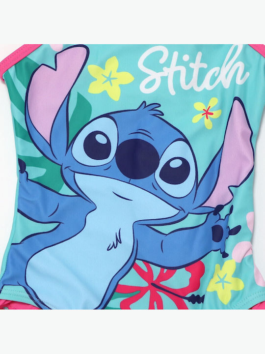 Disney Lilo & Stitch Παιδικό Μαγιό Ολόσωμο Turquoise