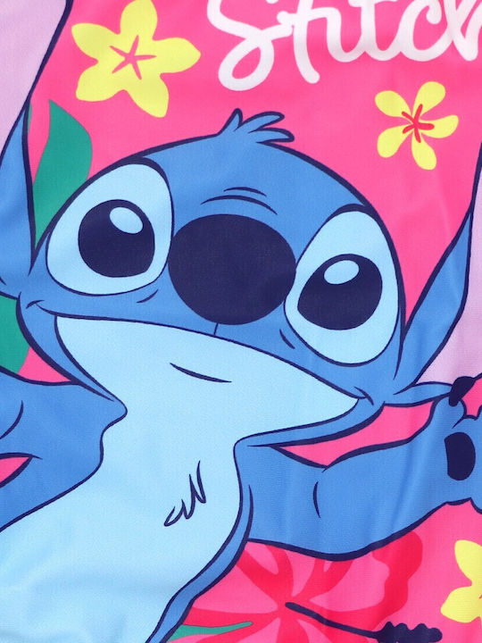 Disney Lilo & Stitch Παιδικό Μαγιό Ολόσωμο Ροζ