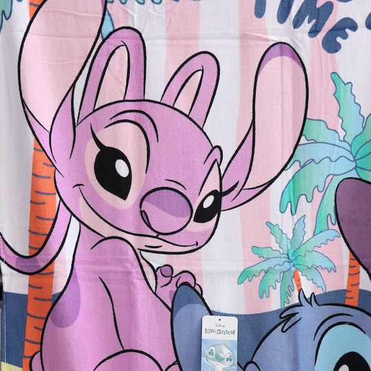 Disney Lilo & Stitch Cotton Kids' Beach Towel 70x140cm Ye18240 Multicolored 70x140cm