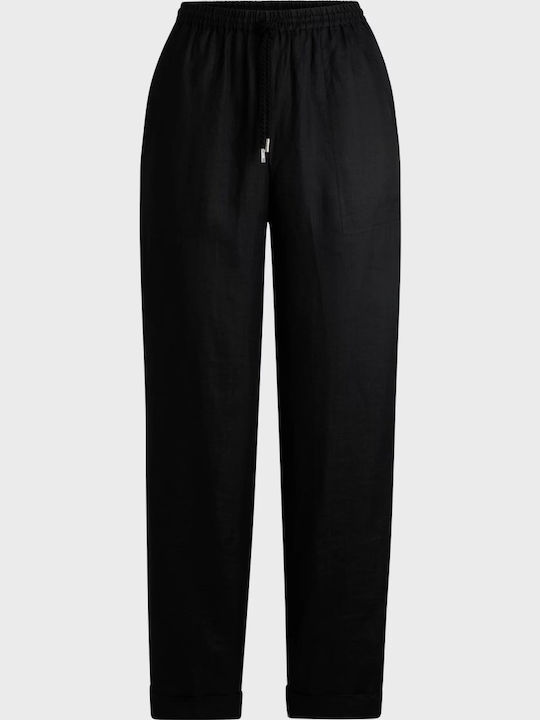 Damen Stoff Hose Black