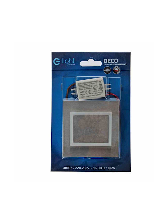 Eko Light Lumină de Perete cu LED Integrat și Lumină Alb Natural