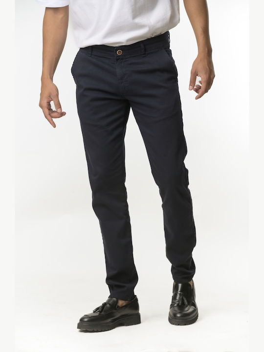 Pantaloni Chino Elastic Marina