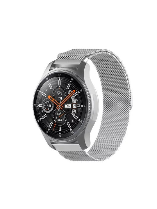 Best Accessories Milanese Strap Stainless Steel 22mm Silver Redmi Watch 5 Active Watch 5 Lite Galaxy Watch 46mm Gear S3 Amazfit Gtr 3 Gtr 3 Pro Realme Watch S Pro Huawei Watch Gt Gt Pr