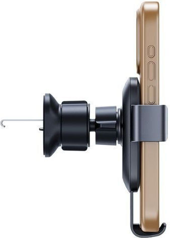 Baseus Metal Age Go Suport Auto pentru Telefon 4.7" - 6.5" cu cârlige reglabile Neagră