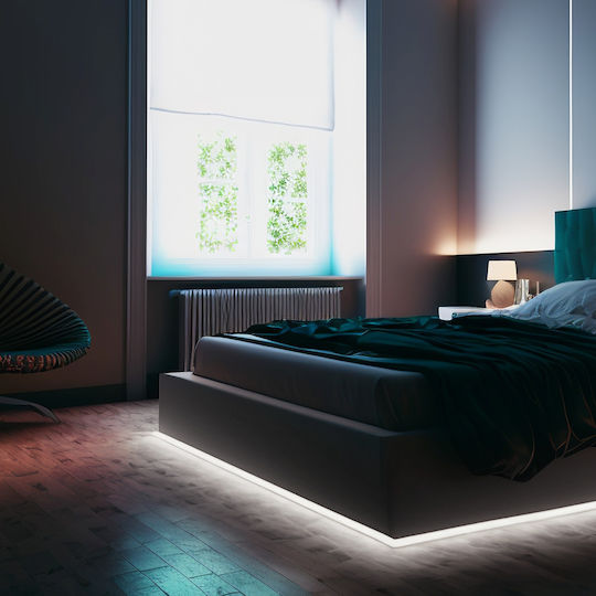 Eko Light Ταινία LED 12V Θερμό Λευκό Φως 30m Τύπου COB