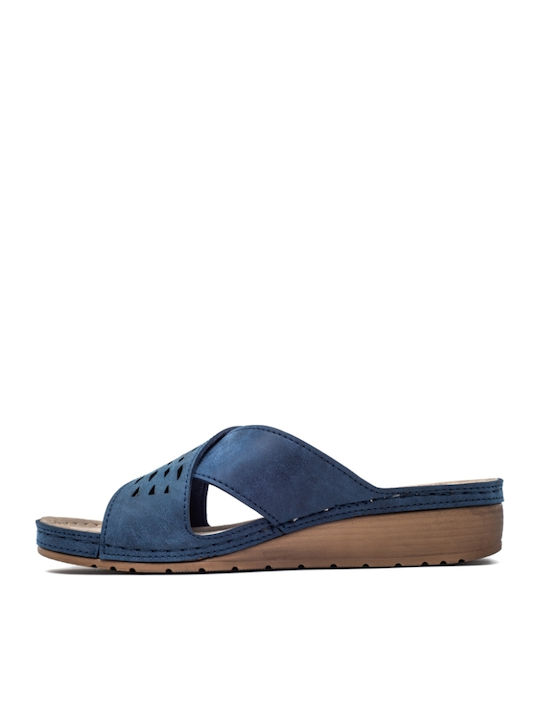 Women's Platform Shoes Blue