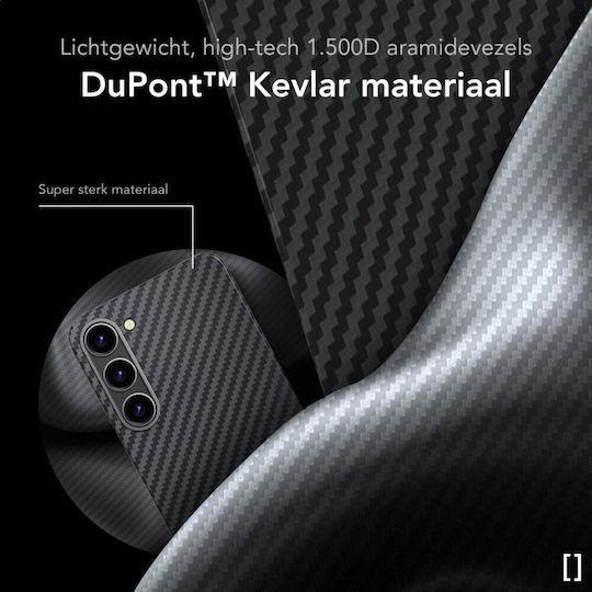 Nekit Back Cover Aramid Fiber 1mm Black (Galaxy S23)