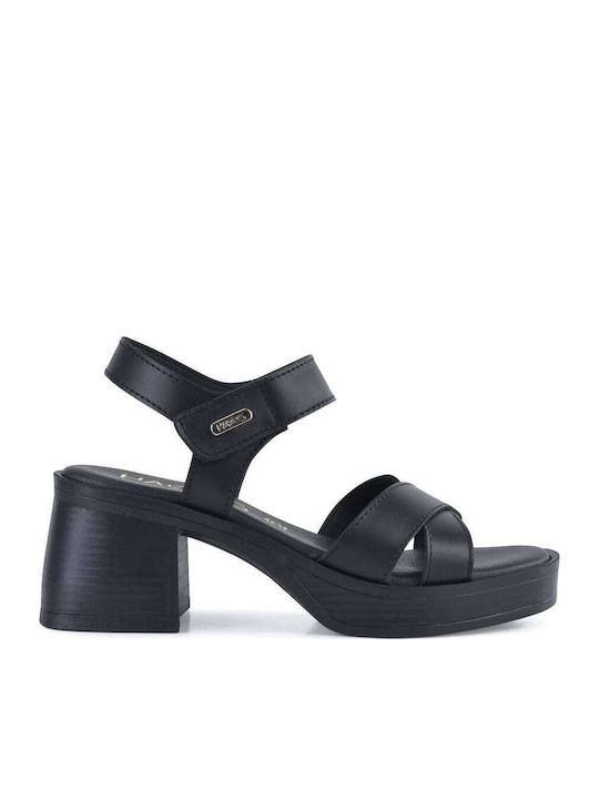 Leather Sandals Black