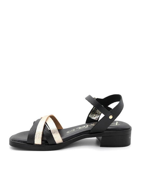Leather Sandals Black