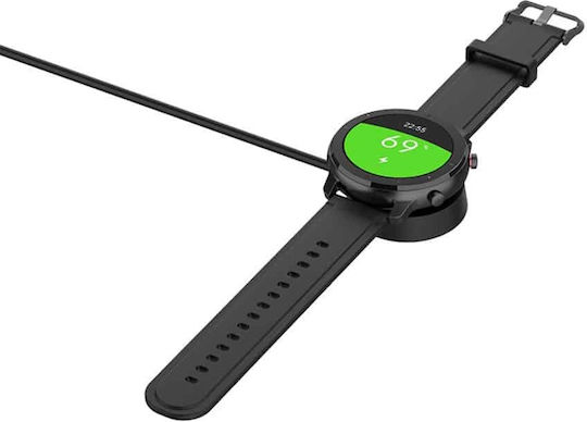 Techsuit Φορτιστής για Amazfit T-Rex, GTR 42mm, GTR 47mm, GTS Μαύρος