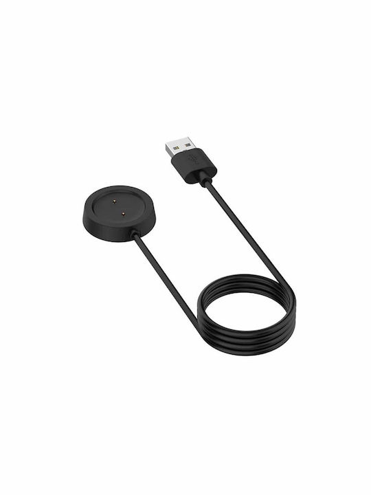 Techsuit Φορτιστής για Amazfit T-Rex, GTR 42mm, GTR 47mm, GTS Μαύρος