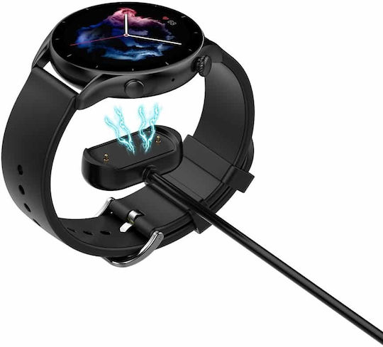 Techsuit Φορτιστής για Amazfit Cheetah, Pro, T-Rex Ultra, T-Rex 2, GTR4, GTS4 Μαύρος