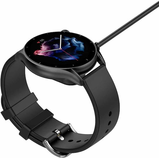 Techsuit Φορτιστής για Amazfit Cheetah, Pro, T-Rex Ultra, T-Rex 2, GTR4, GTS4 Μαύρος