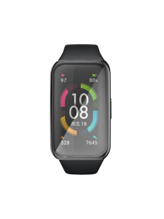 Cover Silicone Case in Black color for Honor Band 6