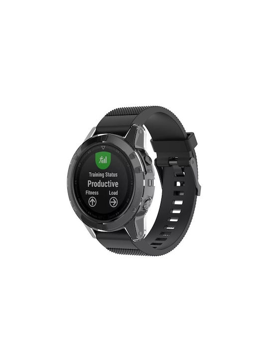 Best Accessories Silicone Case In Transparent Color Garmin Fenix 6x 6x Pro 6x Solar