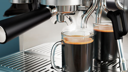 Philips Barista Brew Автоматична Еспресо Кафемашина 1350W Налягане 15bar с Мелачка за Кафе PSA3218/01