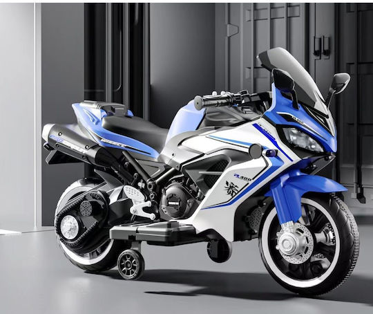 Kids Electric Ride-On Motorbike 12 Volt Blue For 8+ Years