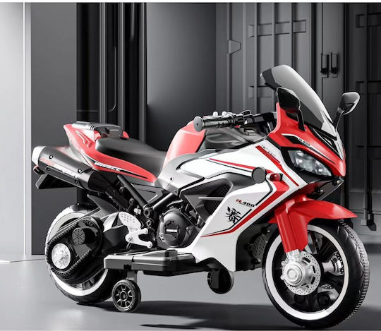 Kinder Elektromotorrad Elektrisch 12 Volt Rote Für 8+ Jahre ZTK-Rot