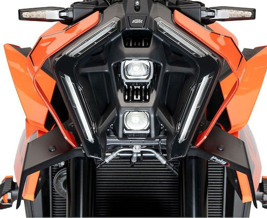 Puig Front Motorcycle Spoilers for KTM DUKE Black 1pcs