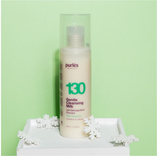 Purlés 130 Γαλάκτωμα Αφαίρεσης Μακιγιάζ Προσώπου & Ματιών 200ml