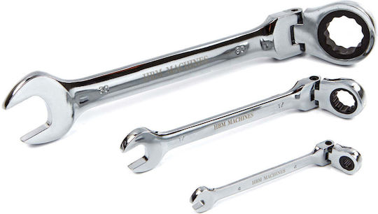 German Ratchet Folding Polygon Wrenches 6-32mm Set of 22 Pieces