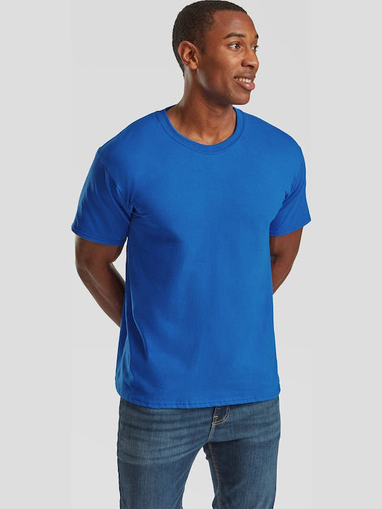 Fruit of the Loom Men's Short Sleeve Promotional T-Shirt Royal Blue