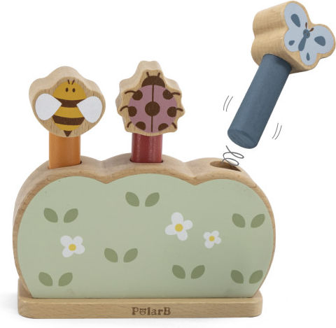 Viga Toys Spiel mit Hammer Toy Polarb aus Holz für 18++ Monate
